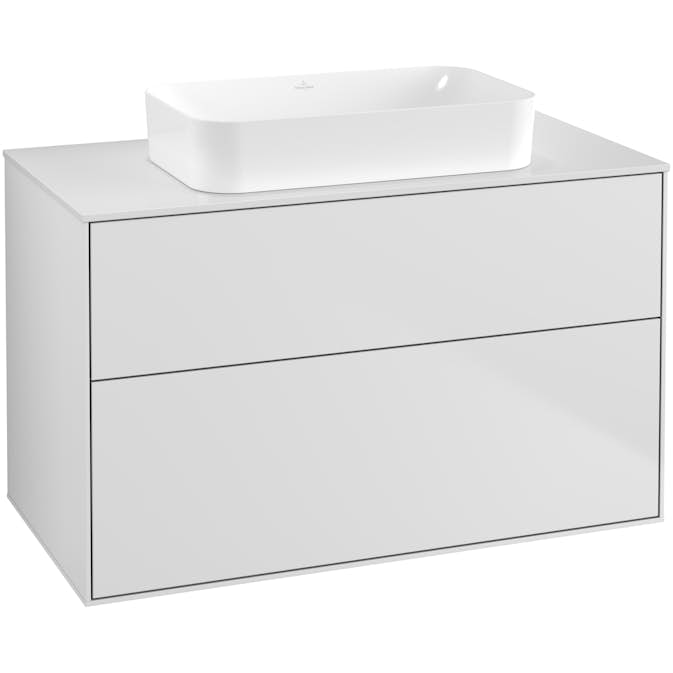 Tvättställsskåp Villeroy & Boch Finion med 2 Lådor och Bänkskiva för Fristående Tvättställ