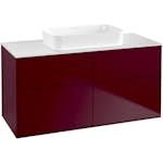 Tvättställsskåp Villeroy & Boch Finion med 4 Lådor och Bänkskiva för Fristående Tvättställ