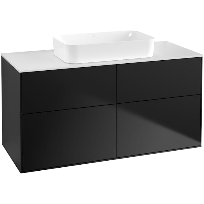 Tvättställsskåp Villeroy & Boch Finion med 4 Lådor och Bänkskiva för Fristående Tvättställ