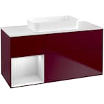 Tvättställsskåp Villeroy & Boch Finion med 3 Lådor Hylla och Bänkskiva för Fristående Tvättställ