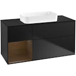 Tvättställsskåp Villeroy & Boch Finion med 3 Lådor Hylla och Bänkskiva för Fristående Tvättställ