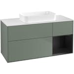 Tvättställsskåp Villeroy & Boch Finion med 3 Lådor Hylla och Bänkskiva för Fristående Tvättställ