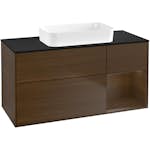 Tvättställsskåp Villeroy & Boch Finion med 3 Lådor Hylla och Bänkskiva för Fristående Tvättställ