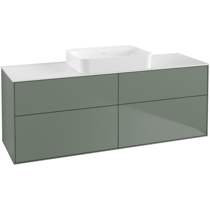 Tvättställsskåp Villeroy & Boch Finion med 4 Lådor och Bänkskiva för Fristående Tvättställ