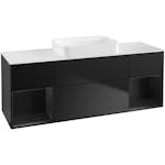 Tvättställsskåp Villeroy & Boch Finion med Två Hyllor och Bänkskiva för Fristående Tvättställ
