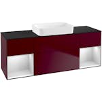 Tvättställsskåp Villeroy & Boch Finion med Två Hyllor och Bänkskiva för Fristående Tvättställ