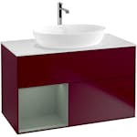 Tvättställsskåp Villeroy & Boch Finion med 2 Lådor Hylla och Bänkskiva för Fristående Tvättställ från Artis & Collaro