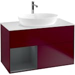 Tvättställsskåp Villeroy & Boch Finion med 2 Lådor Hylla och Bänkskiva för Fristående Tvättställ från Artis & Collaro