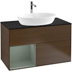 Tvättställsskåp Villeroy & Boch Finion med 2 Lådor Hylla och Bänkskiva för Fristående Tvättställ från Artis & Collaro