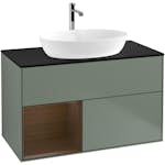 Tvättställsskåp Villeroy & Boch Finion med 2 Lådor Hylla och Bänkskiva för Fristående Tvättställ från Artis & Collaro