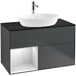 Tvättställsskåp Villeroy & Boch Finion med 2 Lådor Hylla och Bänkskiva för Fristående Tvättställ från Artis & Collaro