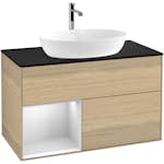 Tvättställsskåp Villeroy & Boch Finion med 2 Lådor Hylla och Bänkskiva för Fristående Tvättställ från Artis & Collaro