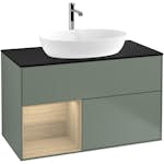 Tvättställsskåp Villeroy & Boch Finion med 2 Lådor Hylla och Bänkskiva för Fristående Tvättställ från Artis & Collaro