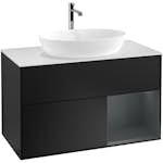 Tvättställsskåp Villeroy & Boch Finion med 2 Lådor Hylla och Bänkskiva för Fristående Tvättställ från Artis & Collaro