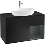Tvättställsskåp Villeroy & Boch Finion med 2 Lådor Hylla och Bänkskiva för Fristående Tvättställ från Artis & Collaro