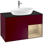 Tvättställsskåp Villeroy & Boch Finion med 2 Lådor Hylla och Bänkskiva för Fristående Tvättställ från Artis & Collaro