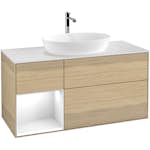 Tvättställsskåp Villeroy & Boch Finion med 3 Lådor Hylla och Bänkskiva för Fristående Tvättställ från Artis & Collaro