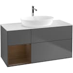 Tvättställsskåp Villeroy & Boch Finion med 3 Lådor Hylla och Bänkskiva för Fristående Tvättställ från Artis & Collaro