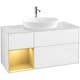 Tvättställsskåp Villeroy & Boch Finion med 3 Lådor Hylla och Bänkskiva för Fristående Tvättställ från Artis & Collaro