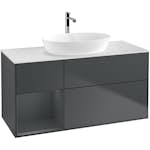 Tvättställsskåp Villeroy & Boch Finion med 3 Lådor Hylla och Bänkskiva för Fristående Tvättställ från Artis & Collaro