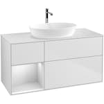 Tvättställsskåp Villeroy & Boch Finion med 3 Lådor Hylla och Bänkskiva för Fristående Tvättställ från Artis & Collaro