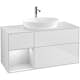 Tvättställsskåp Villeroy & Boch Finion med 3 Lådor Hylla och Bänkskiva för Fristående Tvättställ från Artis & Collaro