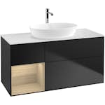 Tvättställsskåp Villeroy & Boch Finion med 3 Lådor Hylla och Bänkskiva för Fristående Tvättställ från Artis & Collaro