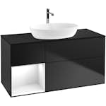 Tvättställsskåp Villeroy & Boch Finion med 3 Lådor Hylla och Bänkskiva för Fristående Tvättställ från Artis & Collaro