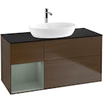 Tvättställsskåp Villeroy & Boch Finion med 3 Lådor Hylla och Bänkskiva för Fristående Tvättställ från Artis & Collaro