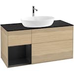 Tvättställsskåp Villeroy & Boch Finion med 3 Lådor Hylla och Bänkskiva för Fristående Tvättställ från Artis & Collaro