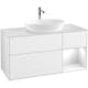Tvättställsskåp Villeroy & Boch Finion med 3 Lådor Hylla och Bänkskiva för Fristående Tvättställ från Artis & Collaro