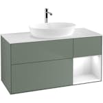 Tvättställsskåp Villeroy & Boch Finion med 3 Lådor Hylla och Bänkskiva för Fristående Tvättställ från Artis & Collaro