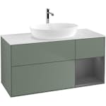 Tvättställsskåp Villeroy & Boch Finion med 3 Lådor Hylla och Bänkskiva för Fristående Tvättställ från Artis & Collaro