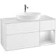 Tvättställsskåp Villeroy & Boch Finion med 3 Lådor Hylla och Bänkskiva för Fristående Tvättställ från Artis & Collaro
