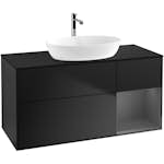 Tvättställsskåp Villeroy & Boch Finion med 3 Lådor Hylla och Bänkskiva för Fristående Tvättställ från Artis & Collaro