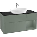 Tvättställsskåp Villeroy & Boch Finion med 3 Lådor Hylla och Bänkskiva för Fristående Tvättställ från Artis & Collaro