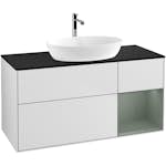 Tvättställsskåp Villeroy & Boch Finion med 3 Lådor Hylla och Bänkskiva för Fristående Tvättställ från Artis & Collaro