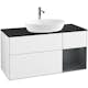Tvättställsskåp Villeroy & Boch Finion med 3 Lådor Hylla och Bänkskiva för Fristående Tvättställ från Artis & Collaro