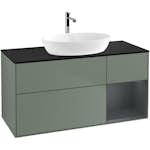 Tvättställsskåp Villeroy & Boch Finion med 3 Lådor Hylla och Bänkskiva för Fristående Tvättställ från Artis & Collaro