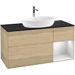 Tvättställsskåp Villeroy & Boch Finion med 3 Lådor Hylla och Bänkskiva för Fristående Tvättställ från Artis & Collaro