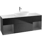 Tvättställsskåp Villeroy & Boch Finion med Två Hyllor och Bänkskiva för Fristående Tvättställ från Artis & Collaro