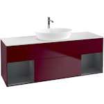 Tvättställsskåp Villeroy & Boch Finion med Två Hyllor och Bänkskiva för Fristående Tvättställ från Artis & Collaro