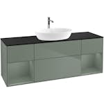 Tvättställsskåp Villeroy & Boch Finion med Två Hyllor och Bänkskiva för Fristående Tvättställ från Artis & Collaro