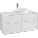 Tvättställsskåp Villeroy & Boch Finion med 4 Lådor och Bänkskiva för Fristående Tvättställ från Artis & Collaro