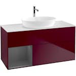Tvättställsskåp Villeroy & Boch Finion med 3 Lådor Hylla och Bänkskiva för Fristående Tvättställ från Artis & Collaro