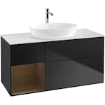 Tvättställsskåp Villeroy & Boch Finion med 3 Lådor Hylla och Bänkskiva för Fristående Tvättställ från Artis & Collaro