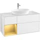 Tvättställsskåp Villeroy & Boch Finion med 3 Lådor Hylla och Bänkskiva för Fristående Tvättställ från Artis & Collaro
