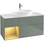 Tvättställsskåp Villeroy & Boch Finion med 3 Lådor Hylla och Bänkskiva för Fristående Tvättställ från Artis & Collaro