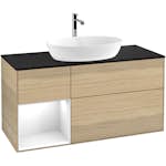Tvättställsskåp Villeroy & Boch Finion med 3 Lådor Hylla och Bänkskiva för Fristående Tvättställ från Artis & Collaro