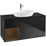 Tvättställsskåp Villeroy & Boch Finion med 3 Lådor Hylla och Bänkskiva för Fristående Tvättställ från Artis & Collaro